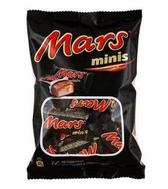 Батончики Mars Minis 180гр